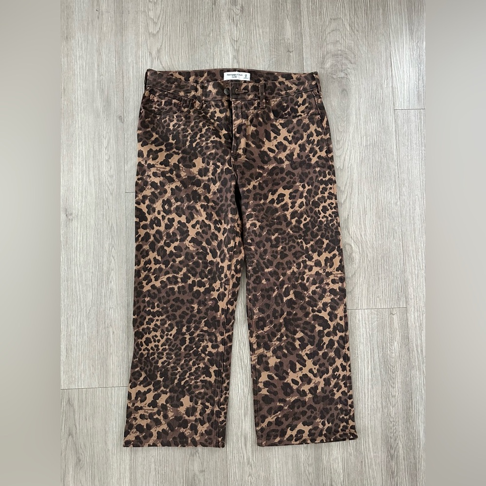 Abercrombie Leopard Print Pants